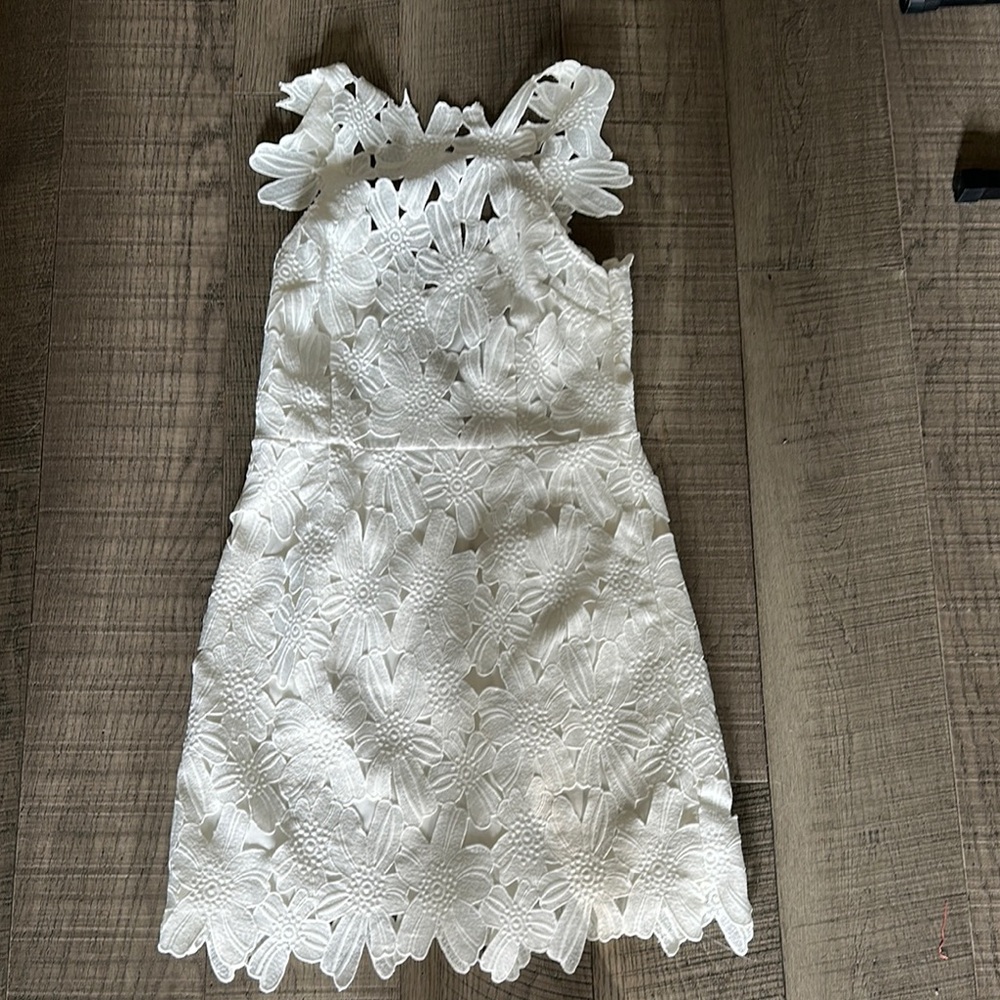 Free People White Mini Dress